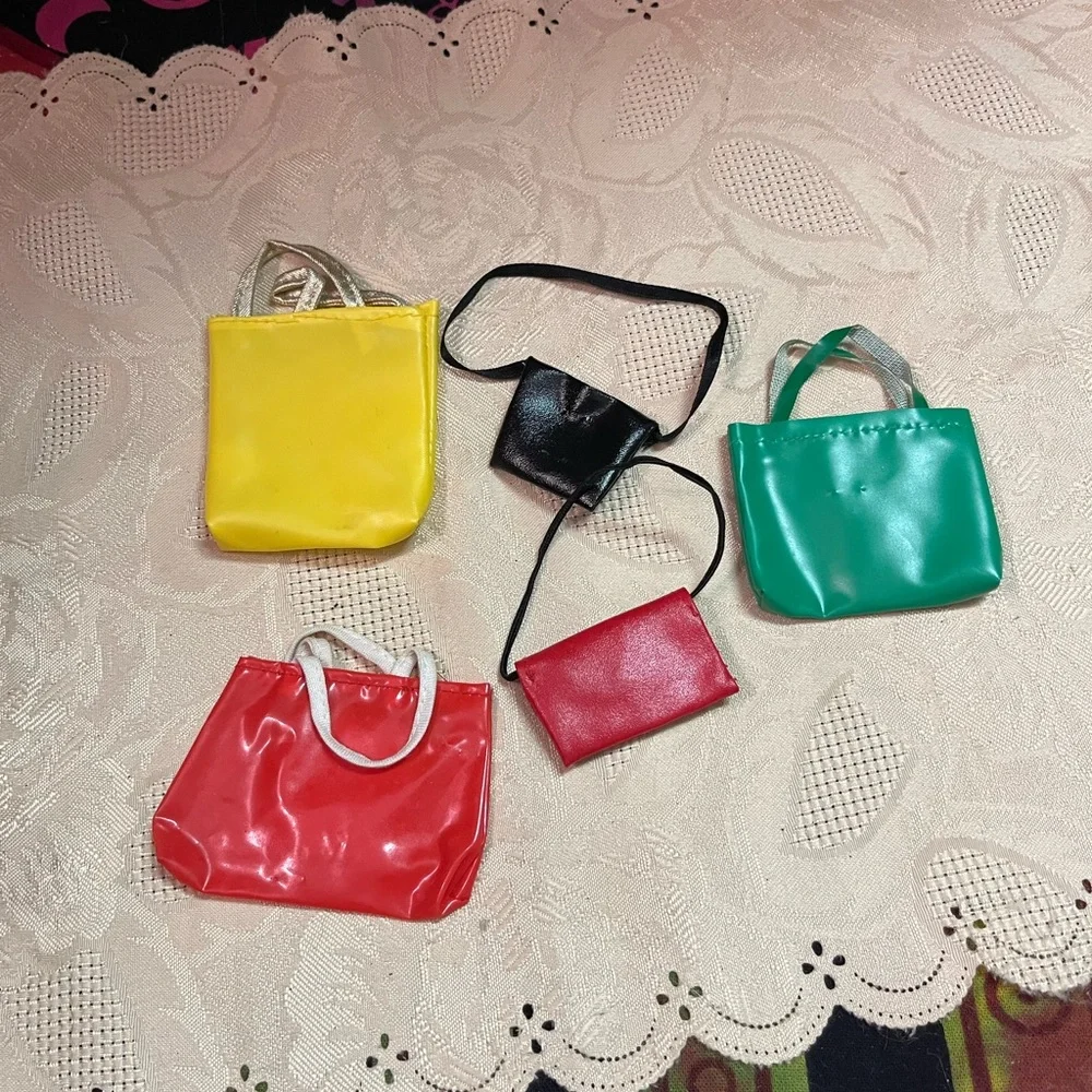 VTG Mattel Barbie Coca-Cola 7-Up Bags Purse Accessories Lot